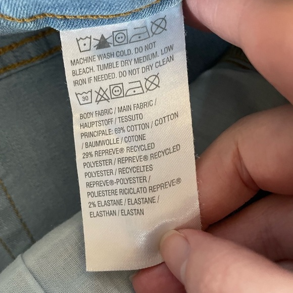 QVC All Worthy Blue Flare Jeans - Picture 8 of 10